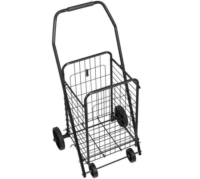 Sulankstomas krepšys su pasukamais ratais0