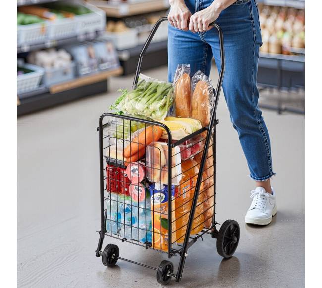 Sulankstomas krepšys su pasukamais ratais7