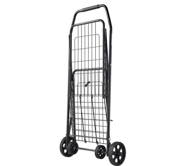 Sulankstomas krepšys su pasukamais ratais9