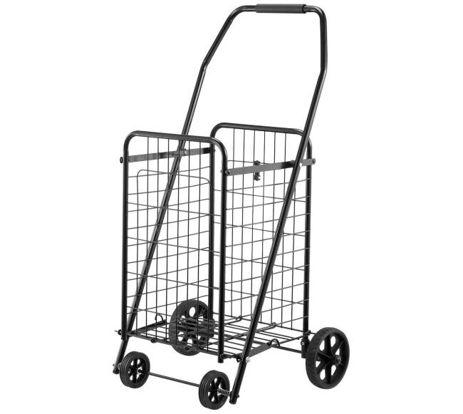 Sulankstomas krepšys su pasukamais ratais10