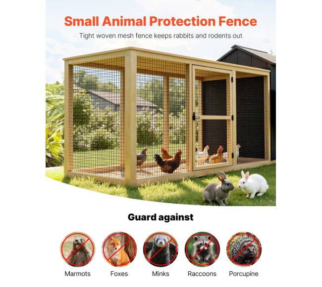 Tinklinė tvora 61 cm x 7.62 m, 16 gaujo cinkuota viela1