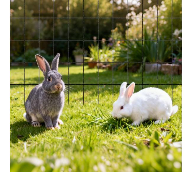 Tinklinė tvora 61 cm x 7.62 m, 16 gaujo cinkuota viela7