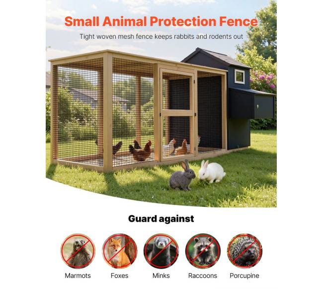 Metalinė viela 183cm x 30.4m, 1.27cm tinklelis1