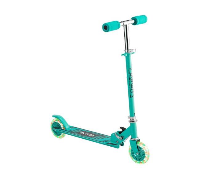 Vaikiškas paspirtukas su šviečiančiais ratais9