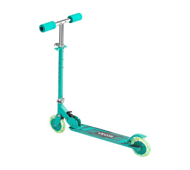 Vaikiškas paspirtukas su šviečiančiais ratais10