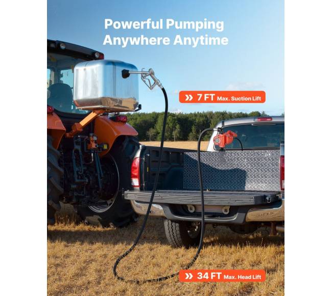 Kuro perkėlimo siurblys, 12V, 57 lm2