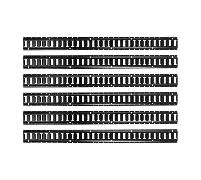 E-bėgių tvirtinimo rinkinys, 6 vnt. 1.5 m bėgeliai0