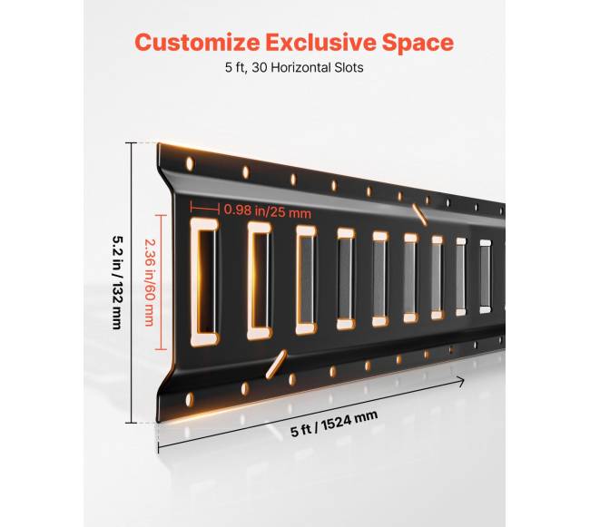 E-bėgių tvirtinimo rinkinys, 6 vnt. 1.5 m bėgeliai3