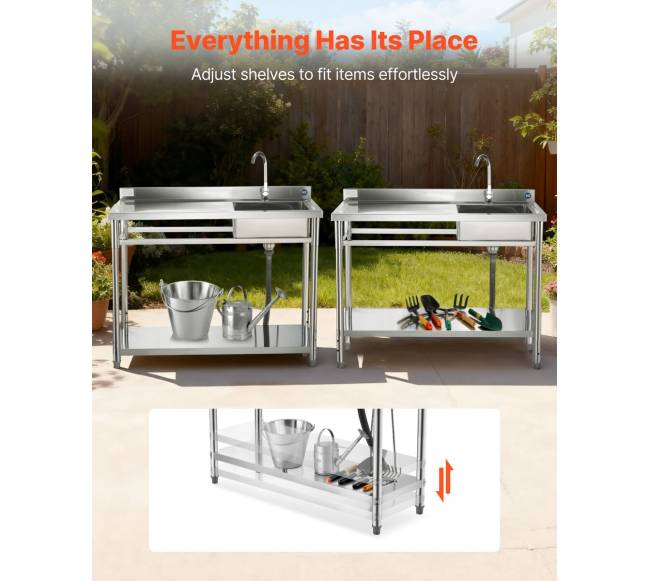 Nerūdijančio plieno virtuvės kriauklė2