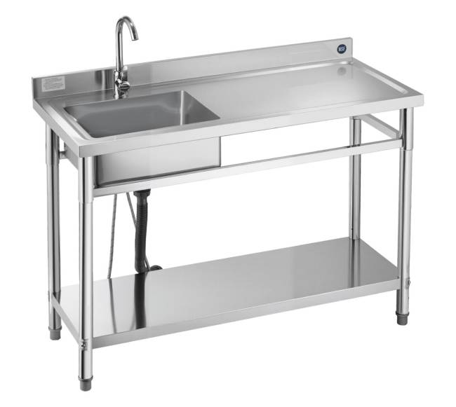 Nerūdijančio plieno komercinė virtuvės kriauklė0