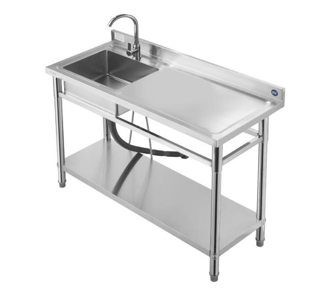 Nerūdijančio plieno komercinė virtuvės kriauklė8