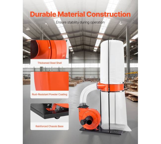 Medžio dulkių surinkėjas 1200 CFM5