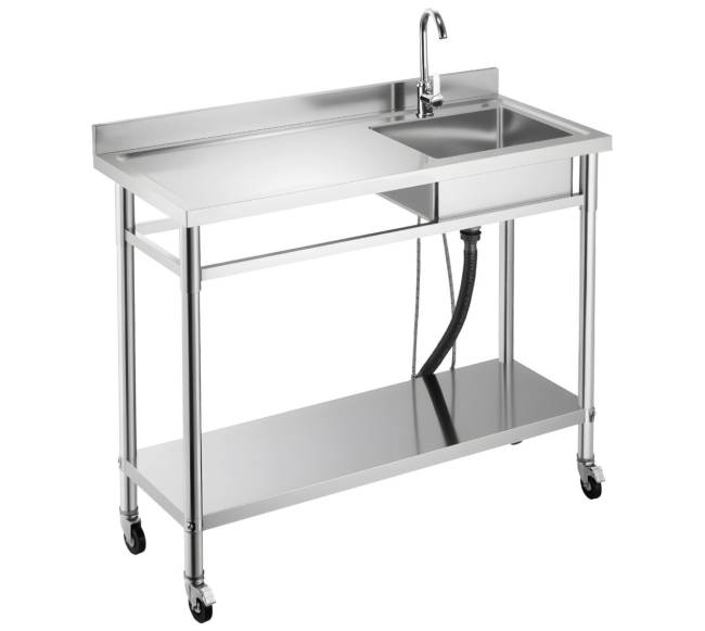 Nerūdijančio plieno praustuvas su ratukais0