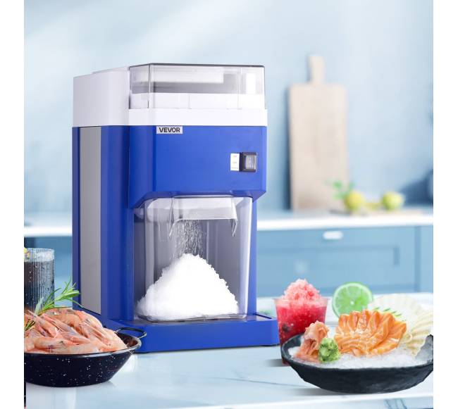 Komercinė ledo smulkintuvo mašina 1.8L, mėlyna7