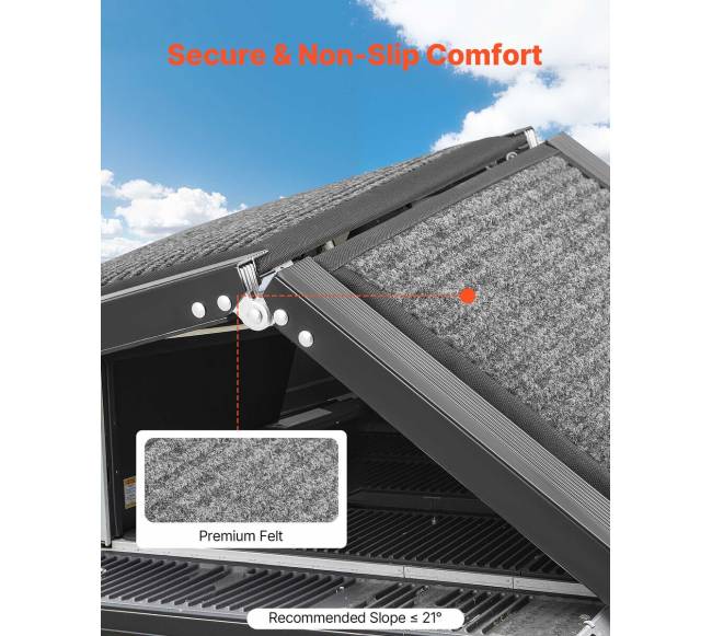 Šuns rampa automobiliams, sulankstoma, 180 cm2