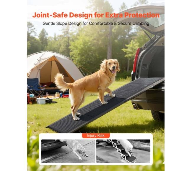 Šuns rampa automobiliams, sulankstoma, 180 cm5