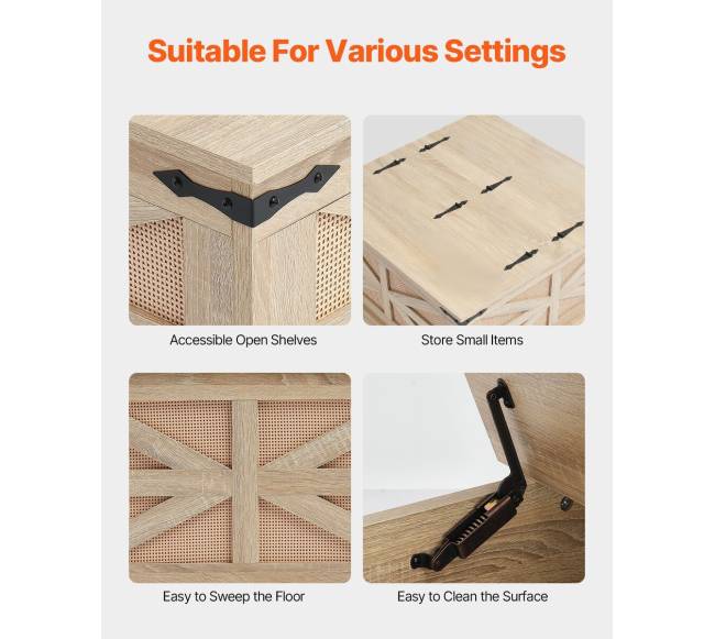 Dviejų lygių rataninis kavos staliukas5