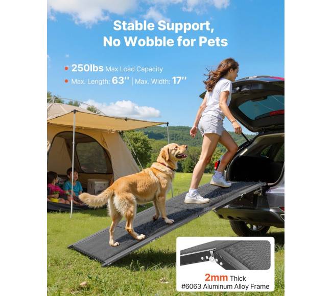 Šuns rampa automobiliui, 160 x 43.2 cm1