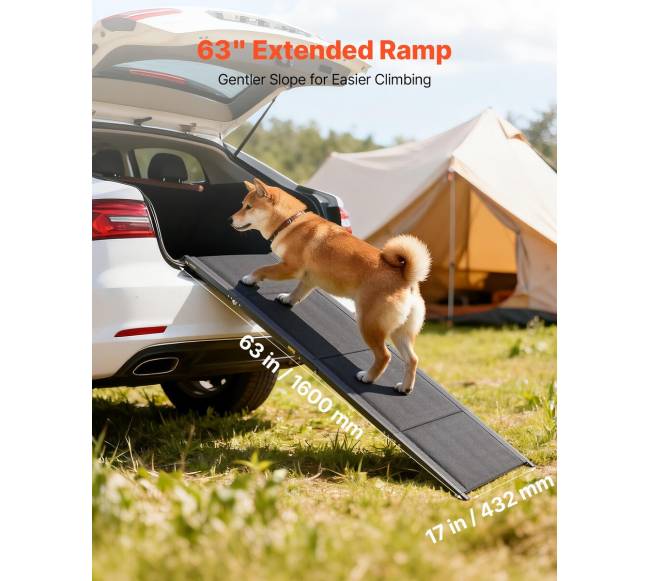 Šuns rampa automobiliui, 160 x 43.2 cm6