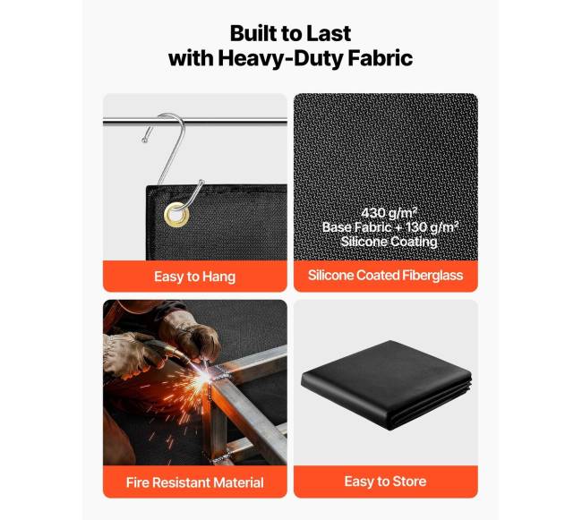 Suvirinimo užklotas iš stiklo pluošto su silikonu2