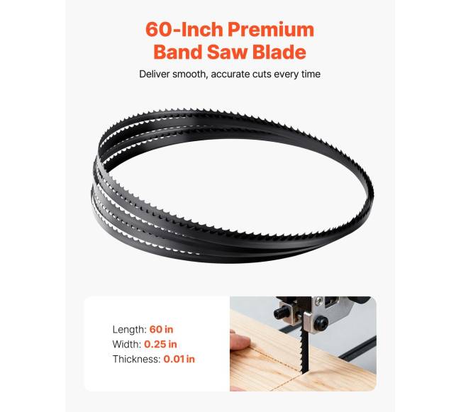 Juostinis pjūklas, 1511 mm, 6 TPI dantys2