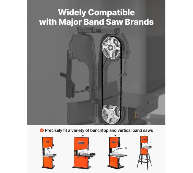 Juostinis pjūklas, 1511 mm, 6 TPI dantys5