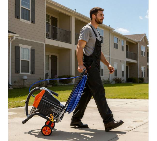 Beorė dažymo mašina 1500W, 3300PSI su vežimėliu7