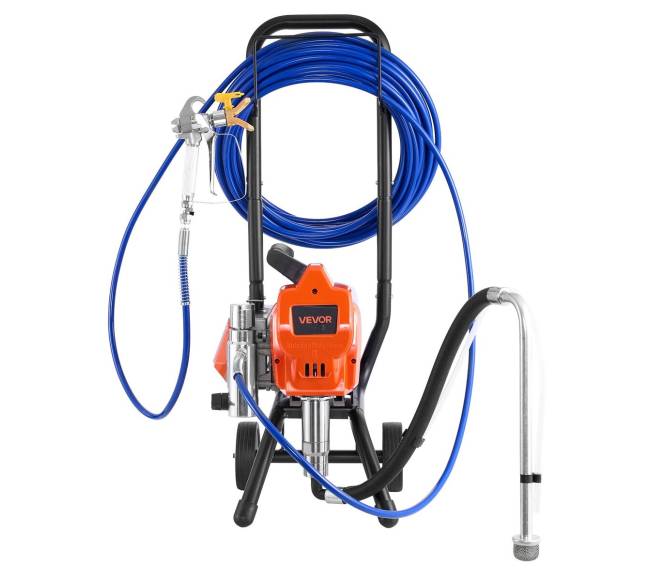 Beorė dažymo mašina 1500W, 3300PSI su vežimėliu10