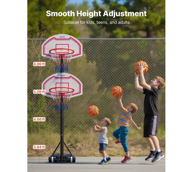 Nešiojamas krepšinio stovas vaikams3