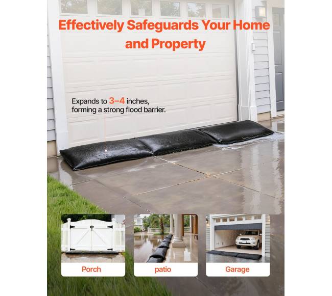 Užtvaros nuo potvynių maišelių rinkinys, 10 vnt.1