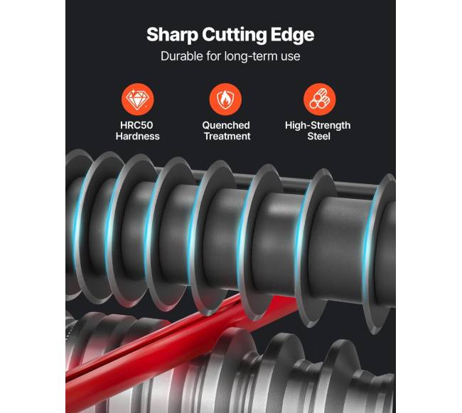 Elektrinis laidų nuėmimo įrenginys, 1.5-40 mm5