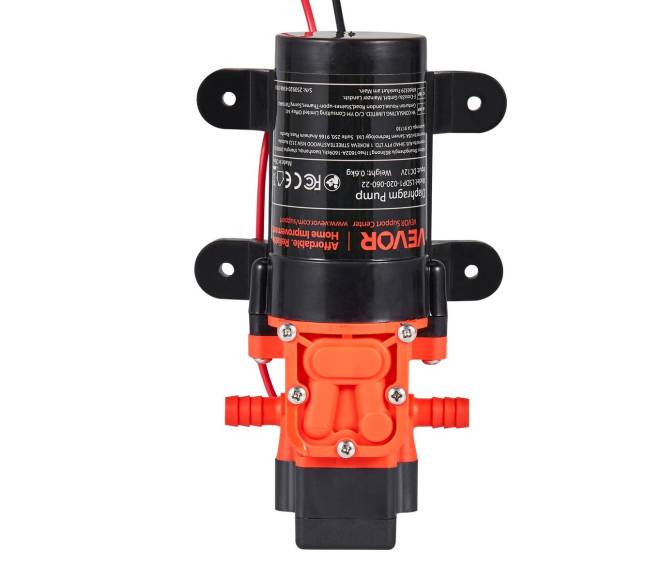 Vandens slėgio siurblys, 12V, 80 PSI, 4,5 lmin10