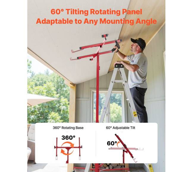 Gipso kartono keltuvas su teleskopiniu strypu3