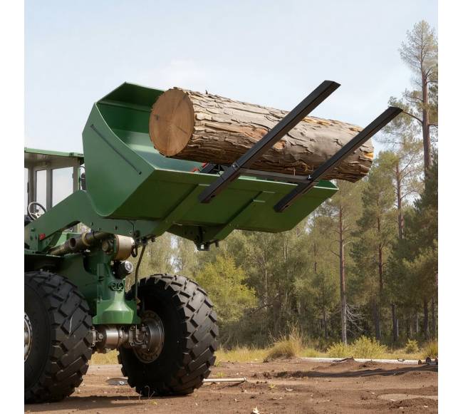 Traktoriaus šakių priedai 1814 kg, juodi7