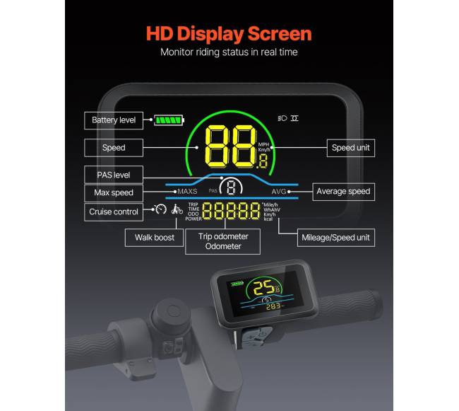 1000 W elektrinio dviračio konversijos rinkinys 48V 26" priekinis ratas3