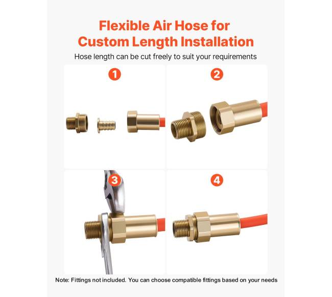 Hibridinis pneumatinis žarna 6.35 x 76200 mm2