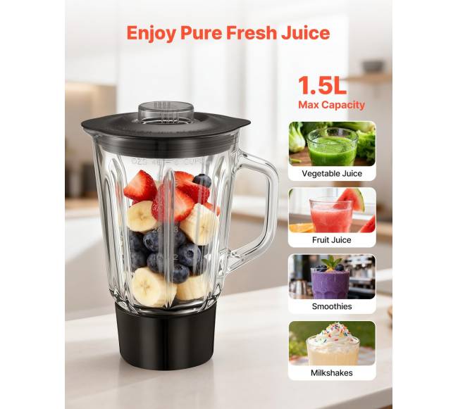 Virtuvinis maišytuvas su plaktuvu 4.3 L, sidabrinis4