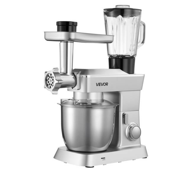 Virtuvinis maišytuvas su plaktuvu 4.3 L, sidabrinis8