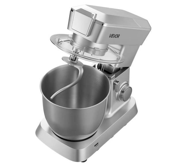 Virtuvinis maišytuvas su plaktuvu 4.3 L, sidabrinis9