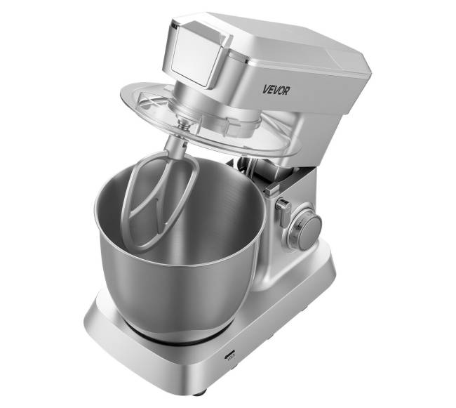 Virtuvinis maišytuvas su plaktuvu 4.3 L, sidabrinis10