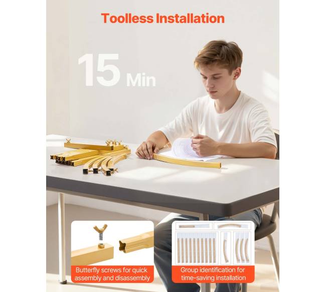 Auksinis arkos stovas, 3 dalių komplektas4