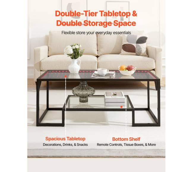 Stiklinis kavos staliukas su apšvietimu3