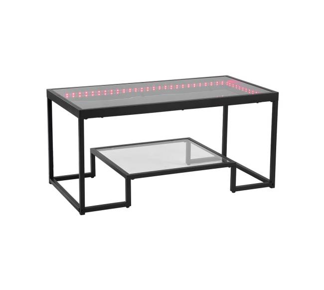 Stiklinis kavos staliukas su apšvietimu8