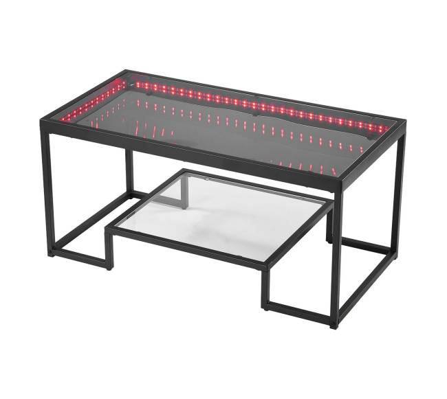 Stiklinis kavos staliukas su apšvietimu10