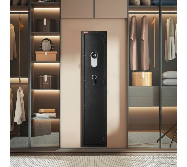 Šaunamųjų ginklų seifas su pirštų antspaudu7