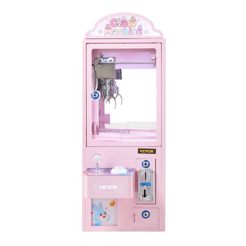 Žaislų krano žaidimo automatas rožinės spalvos0