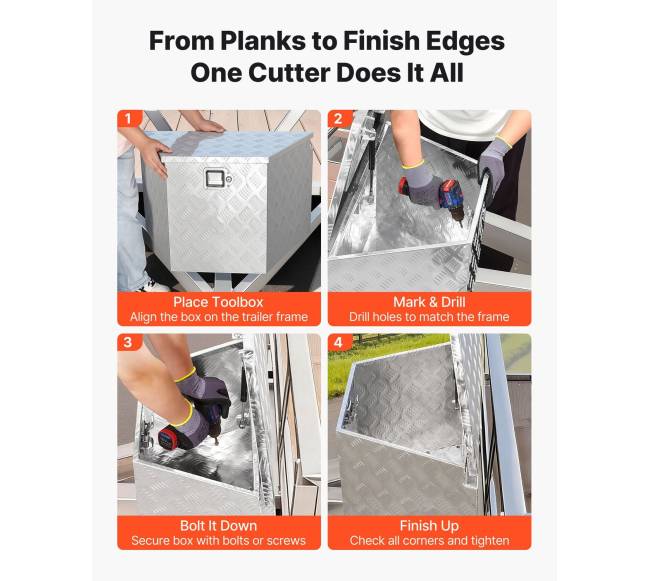 Aliumininė dėžė priekabos kaklui su užraktu4