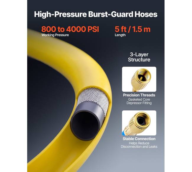 AC kolektoriaus manometrų rinkinys šaldymo sistemoms4