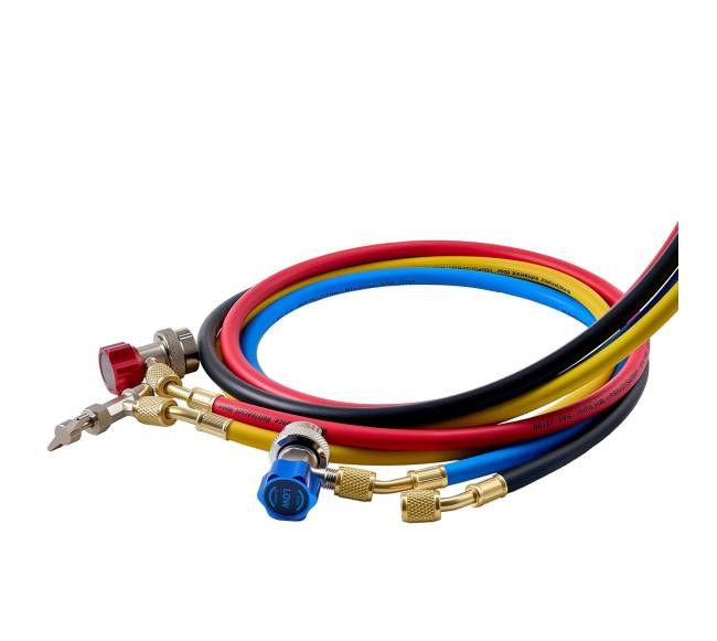 AC kolektoriaus manometrų rinkinys šaldymo sistemoms10