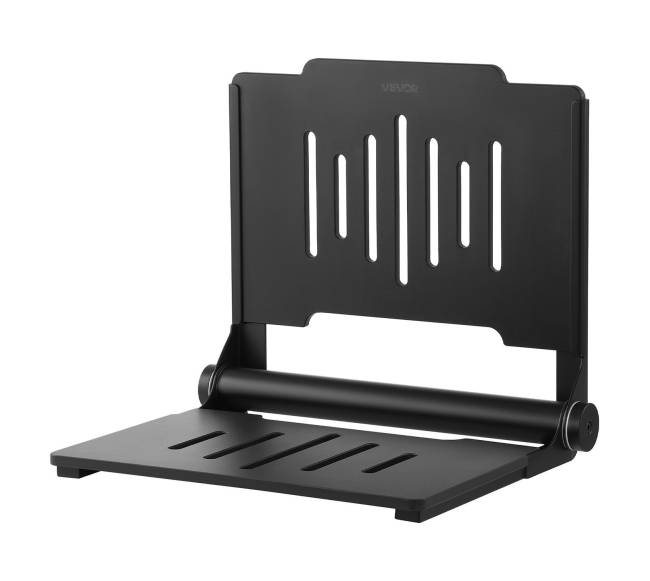 Sulankstoma dušo kėdė su atlošu montuojama ant sienos9